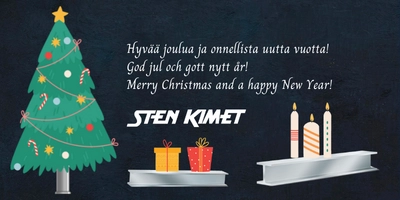 Toivotamme asiakkaillemme ja yhteistyökumppaneillemme hyvää joulua ja menestyksellistä uutta vuotta 2022!